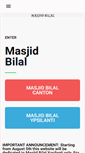 Mobile Screenshot of masjidbilalmi.org